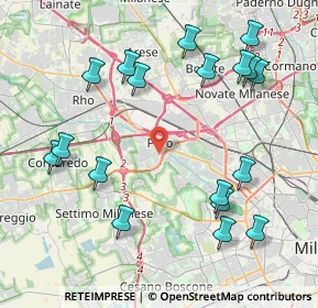 Mappa Via Copernico, 20016 Pero MI, Italia (4.73667)