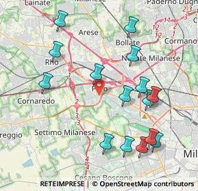 Mappa Via Copernico, 20016 Pero MI, Italia (4.324)