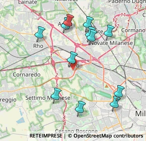 Mappa Via Copernico, 20016 Pero MI, Italia (4.16917)