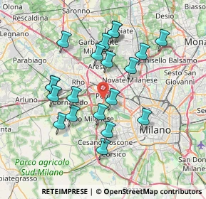 Mappa Via Copernico, 20016 Pero MI, Italia (6.9715)