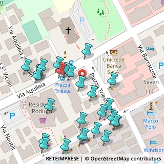 Mappa Piazza Trieste, 30016 Jesolo VE, Italia (0.07037)
