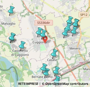 Mappa Via San Martino, 20012 Cuggiono MI, Italia (2.6635)