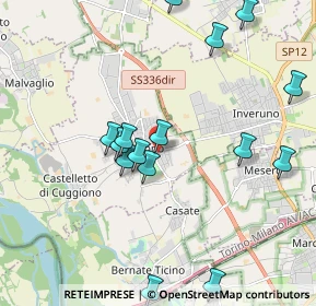 Mappa Via San Martino, 20012 Cuggiono MI, Italia (2.13133)