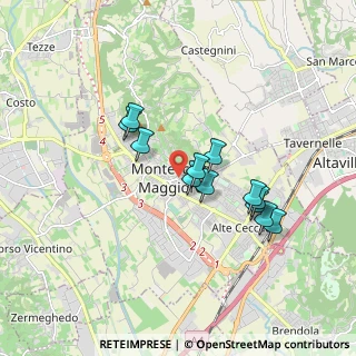 Mappa Corte delle Filande, 36075 Montecchio Maggiore VI, Italia (1.48167)
