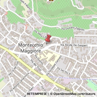 Mappa Corte delle Filande, 6, 36075 Montecchio Maggiore, Vicenza (Veneto)