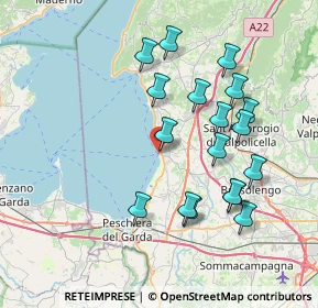 Mappa Piazzetta Partenio, 37017 Lazise VR, Italia (7.37722)
