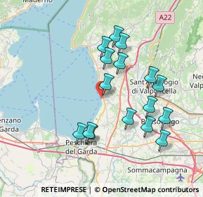 Mappa Piazzetta Partenio, 37017 Lazise VR, Italia (7.09)