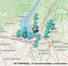 Mappa Via Fontana, 37017 Lazise VR, Italia (9.2055)