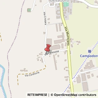 Mappa Via Ceresone,  2, 35010 Campodoro, Padova (Veneto)