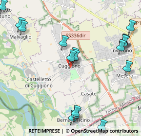 Mappa Via Benedetto Gualdoni, 20012 Cuggiono MI, Italia (2.70667)