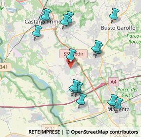 Mappa Via Benedetto Gualdoni, 20012 Cuggiono MI, Italia (4.34667)