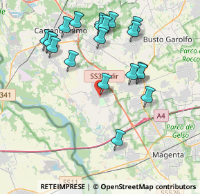 Mappa Via Benedetto Gualdoni, 20012 Cuggiono MI, Italia (4.1965)