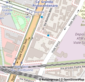 Mappa Via Vincenzo Rabolini, 20126 Milano MI, Italia (0.104)