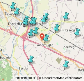 Mappa Via Nazionale, 36040 Torri di Quartesolo VI, Italia (2.08294)