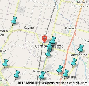 Mappa Via Aldo Moro, 35011 Campodarsego PD, Italia (2.53929)