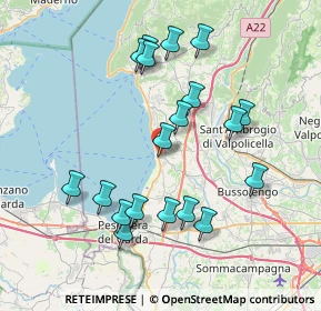 Mappa Via Dosso, 37017 Lazise VR, Italia (7.57684)