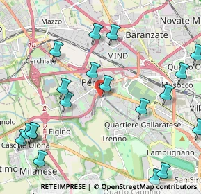 Mappa Piazzale del Molino Dorino, 20151 Milano MI, Italia (2.771)