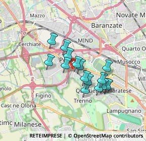 Mappa Piazzale del Molino Dorino, 20151 Milano MI, Italia (1.29)