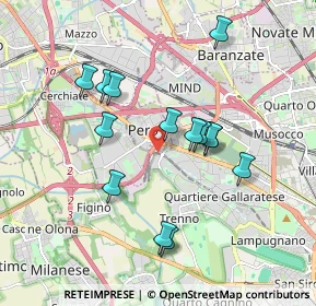 Mappa Piazzale del Molino Dorino, 20151 Milano MI, Italia (1.67214)