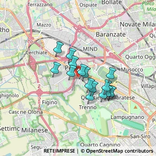 Mappa Piazzale del Molino Dorino, 20016 Pero MI, Italia (1.29)