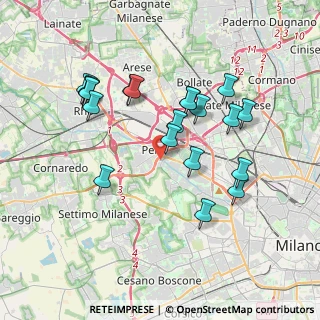 Mappa Piazzale del Molino Dorino, 20016 Pero MI, Italia (3.604)
