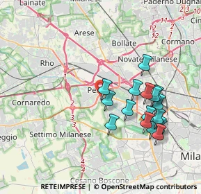Mappa Piazzale del Molino Dorino, 20151 Milano MI, Italia (3.76118)