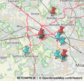Mappa Piazzale del Molino Dorino, 20151 Milano MI, Italia (3.61364)