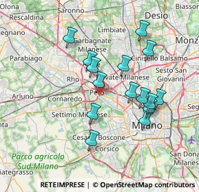 Mappa Piazzale del Molino Dorino, 20151 Milano MI, Italia (6.622)