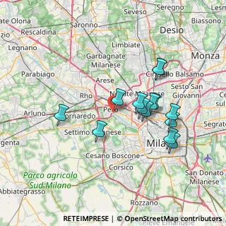 Mappa Piazzale del Molino Dorino, 20016 Pero MI, Italia (6.56071)
