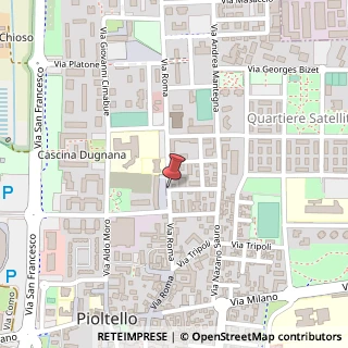Mappa Via Roma,  100, 20096 Pioltello, Milano (Lombardia)
