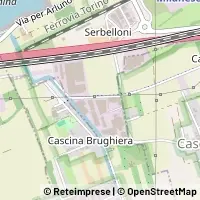 Mapa Pregnana Milanese