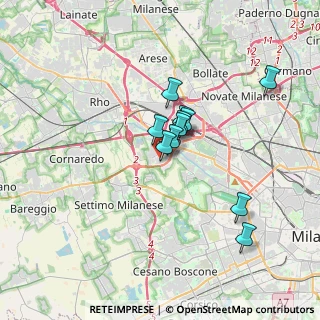 Mappa Via Isaac Newton, 20016 Pero MI, Italia (2.54455)