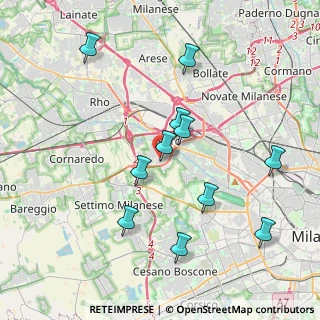 Mappa Via Isaac Newton, 20016 Pero MI, Italia (3.90273)