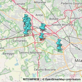 Mappa Via Isaac Newton, 20016 Pero MI, Italia (3.73875)