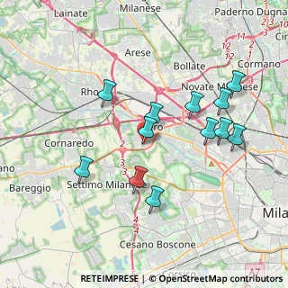 Mappa Via Isaac Newton, 20016 Pero MI, Italia (3.58417)
