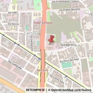 Mappa Via Montefeltro, 6, 20156 Milano, Milano (Lombardia)