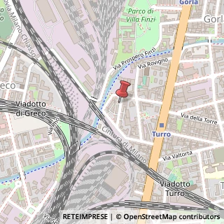 Mappa Via Privata Monte Lungo, 5, 20125 Milano, Milano (Lombardia)