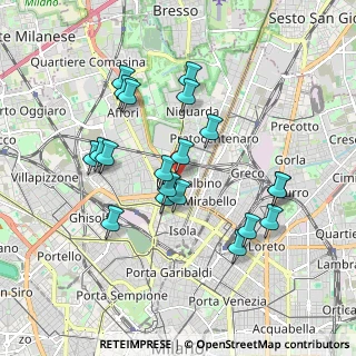 Mappa Via Gioacchino Murat, 20159 Milano MI, Italia (1.7365)