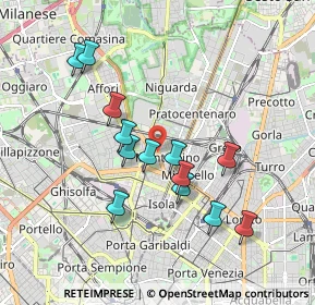 Mappa Via Gioacchino Murat, 20159 Milano MI, Italia (1.67538)