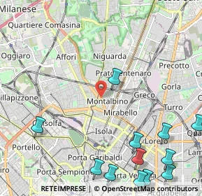 Mappa Via Gioacchino Murat, 20159 Milano MI, Italia (3.22692)