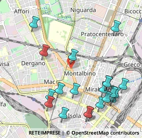 Mappa Via Gioacchino Murat, 20159 Milano MI, Italia (1.2245)