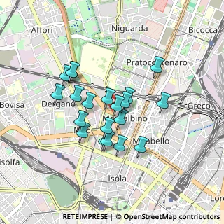 Mappa Via Gioacchino Murat, 20159 Milano MI, Italia (0.699)