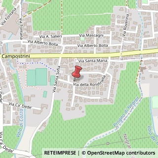 Mappa Via della Rondinella, 25, 37029 San Pietro in Cariano, Verona (Veneto)
