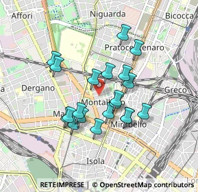 Mappa Via Cufra, 20159 Milano MI, Italia (0.7335)