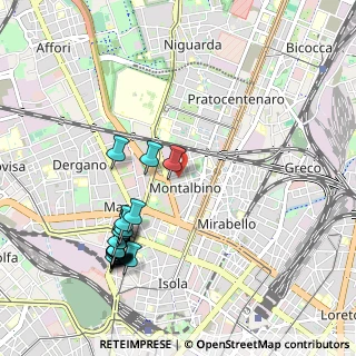Mappa Via Cufra, 20159 Milano MI, Italia (1.1335)