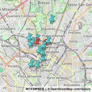 Mappa Via Cufra, 20159 Milano MI, Italia (1.40385)