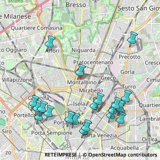 Mappa Via Cufra, 20159 Milano MI, Italia (2.637)