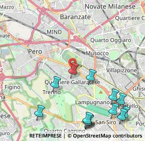 Mappa Via Cefalù, 20151 Milano MI, Italia (2.77923)