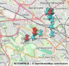 Mappa Milano, 20151 Milano MI, Italia (1.79588)