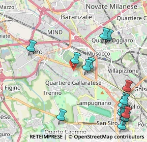 Mappa Via Cefalù, 20151 Milano MI, Italia (2.64533)